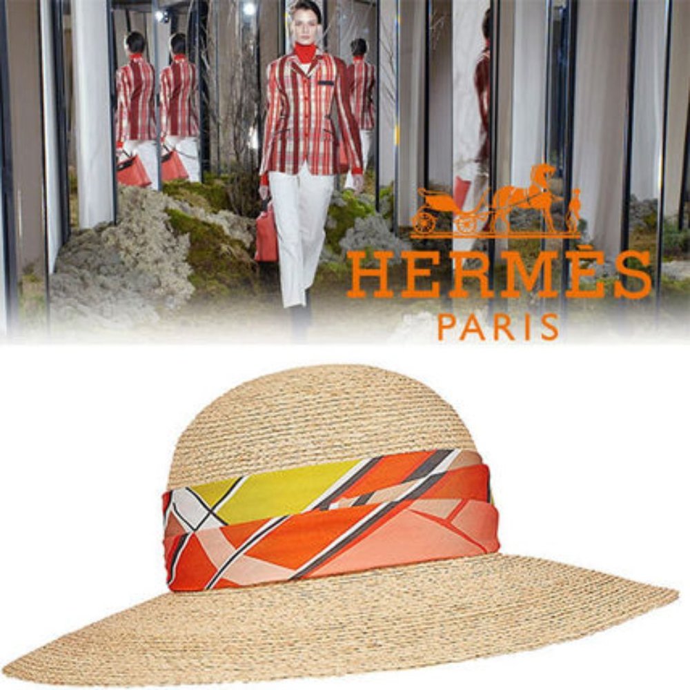 Hermes Straw Hat - Women's NWT